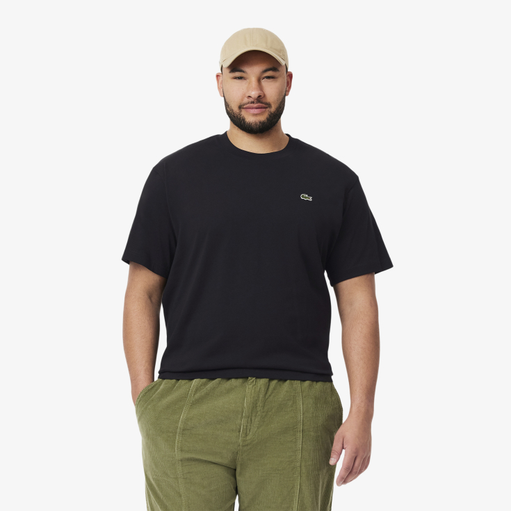 Мужская хлопковая Футболка Lacoste с коротким рукавом