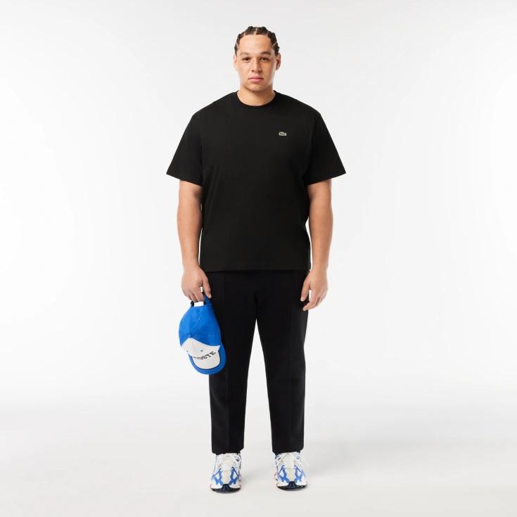 Мужская хлопковая Футболка Lacoste с коротким рукавом