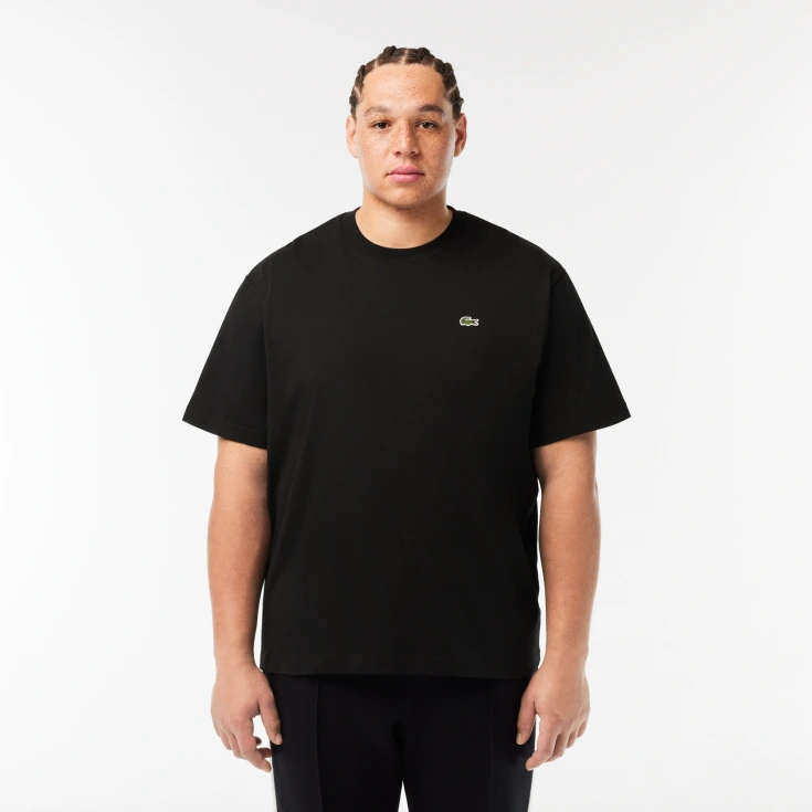 Мужская хлопковая Футболка Lacoste с коротким рукавом