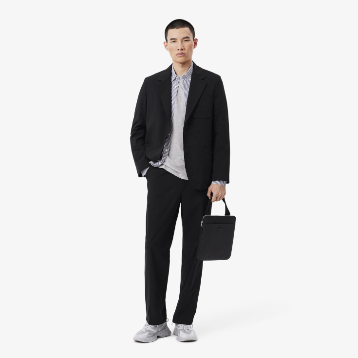 Мужская хлопковая футболка Lacoste с коротким рукавом