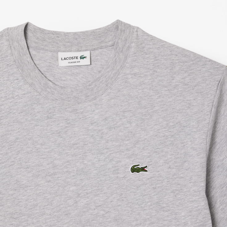 Мужская хлопковая футболка Lacoste с коротким рукавом