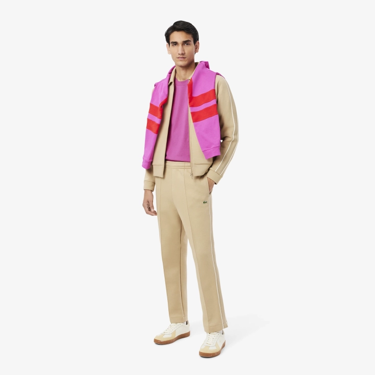 Мужская хлопковая футболка Lacoste с коротким рукавом