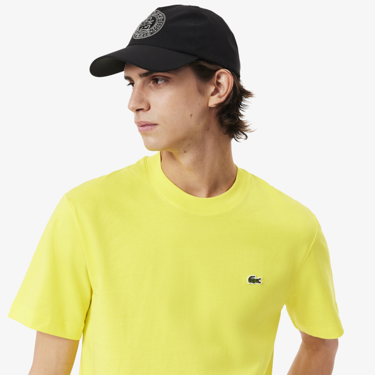 Мужская хлопковая Футболка Lacoste с коротким рукавом