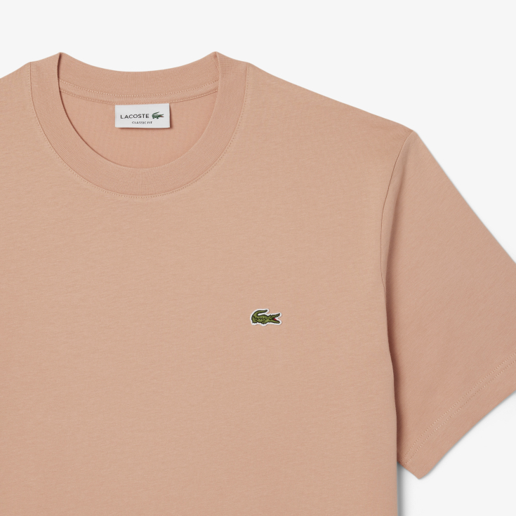 Мужская хлопковая футболка Lacoste с коротким рукавом
