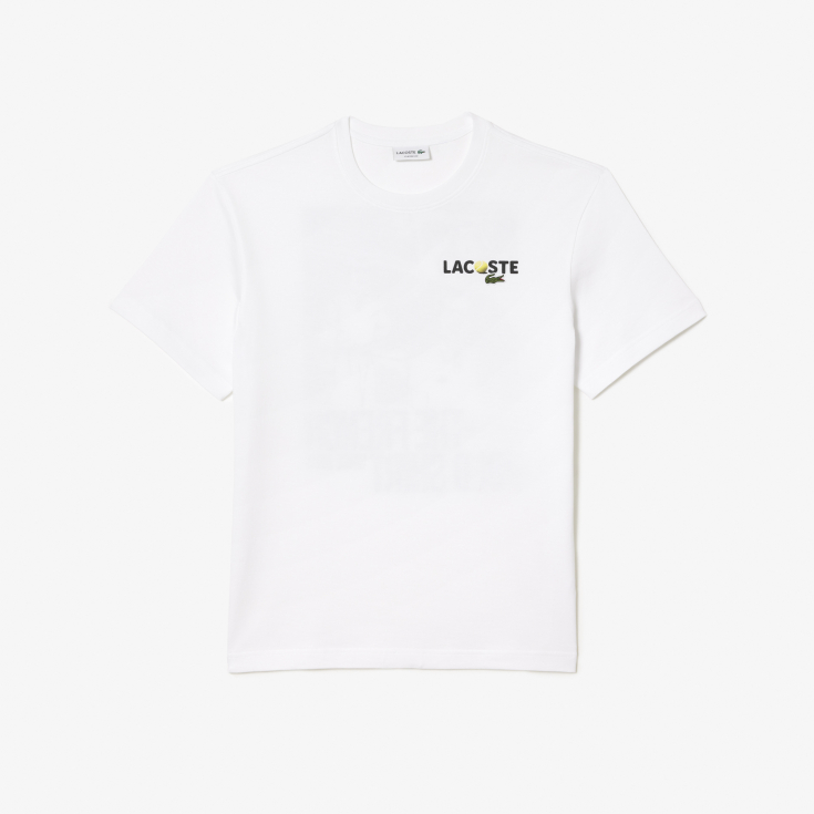 Мужская Футболка Lacoste из плотного хлопка