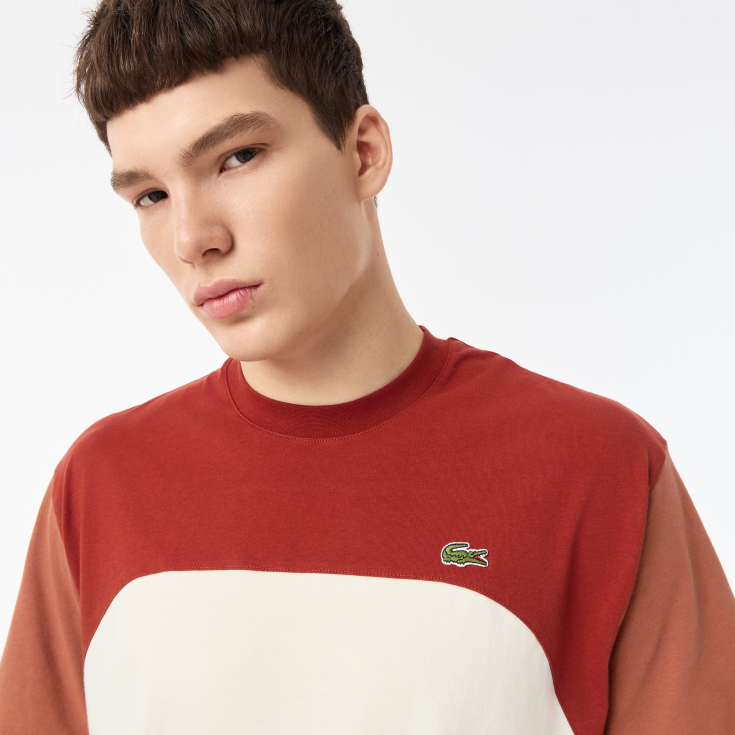Мужская Футболка Lacoste из хлопка