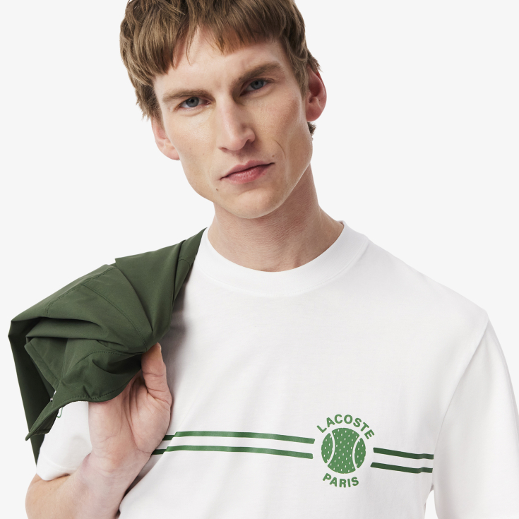 Мужская хлопковая Футболка Lacoste