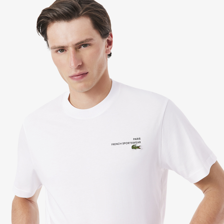 Мужская Футболка Lacoste из хлопка
