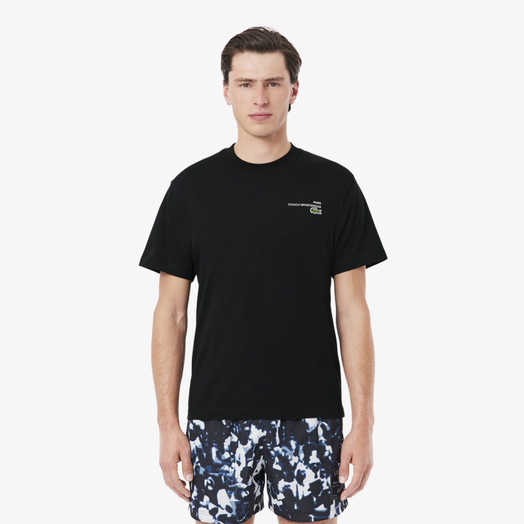 Мужская Футболка Lacoste из хлопка