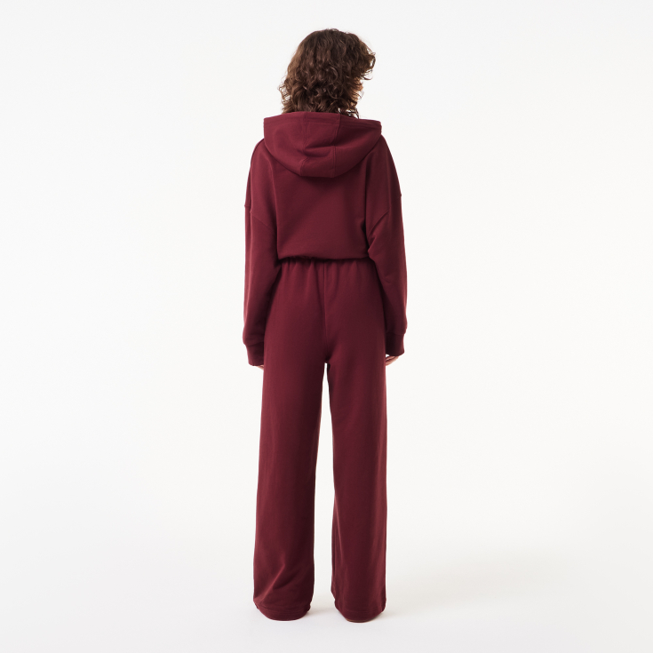 Женские прямые спортивные брюки Lacoste с высокой талией