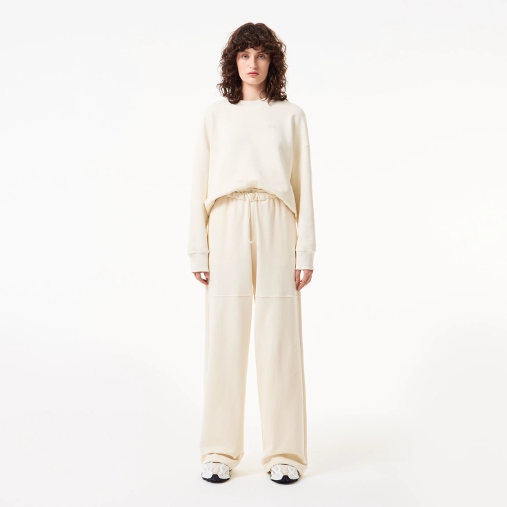 Женские прямые спортивные брюки Lacoste с высокой талией