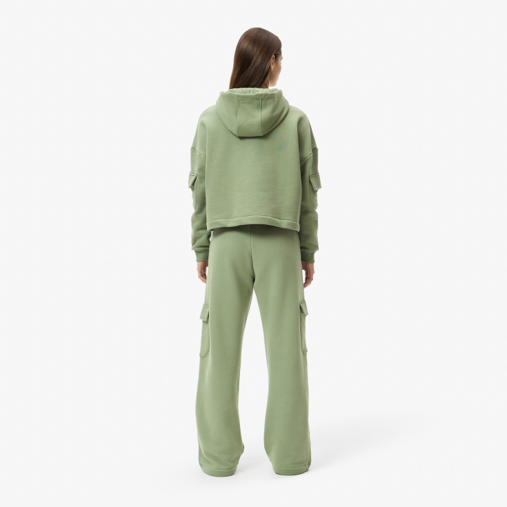 Женские хлопковые спортивные брюки Lacoste RELAXED FIT