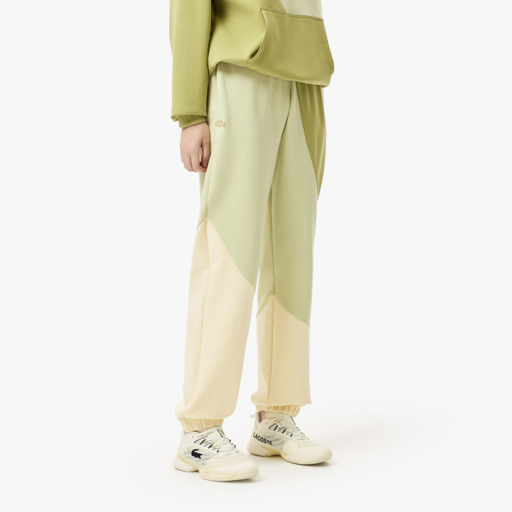 Женские хлопковые спортивные брюки Lacoste OVERSIZE FIT