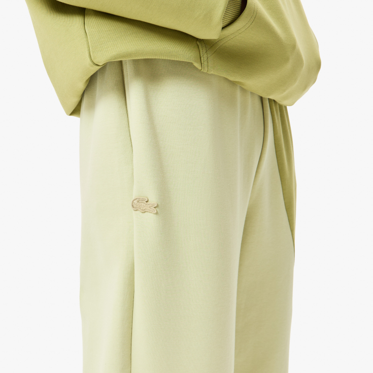 Женские хлопковые спортивные брюки Lacoste OVERSIZE FIT