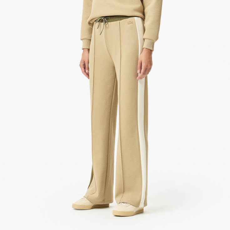 Женские хлопковые спортивные брюки Lacoste OVERSIZE FIT