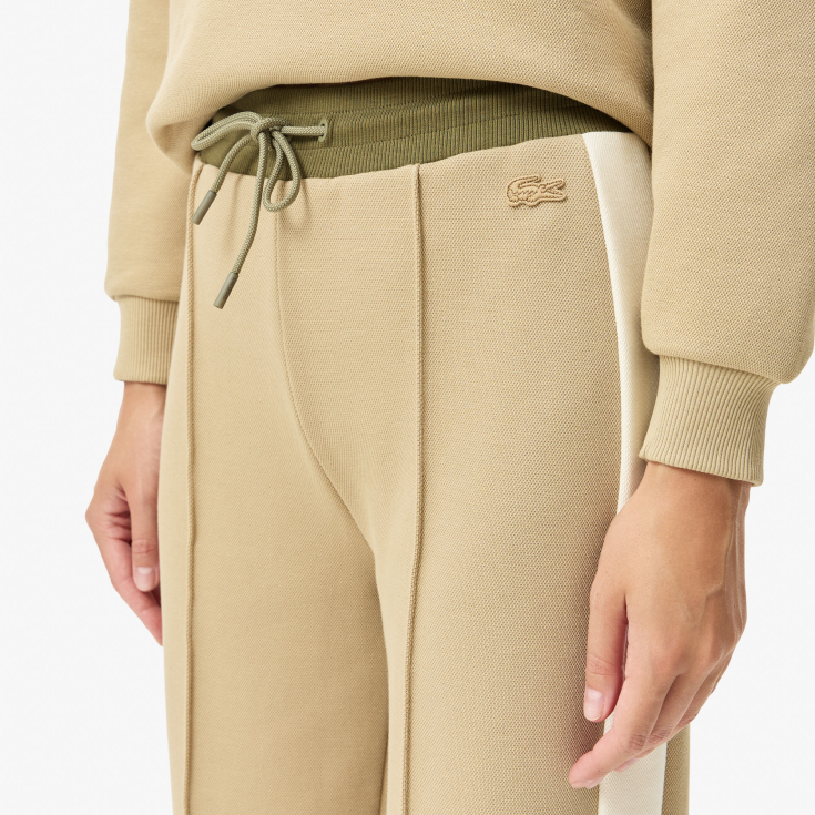 Женские хлопковые спортивные брюки Lacoste OVERSIZE FIT