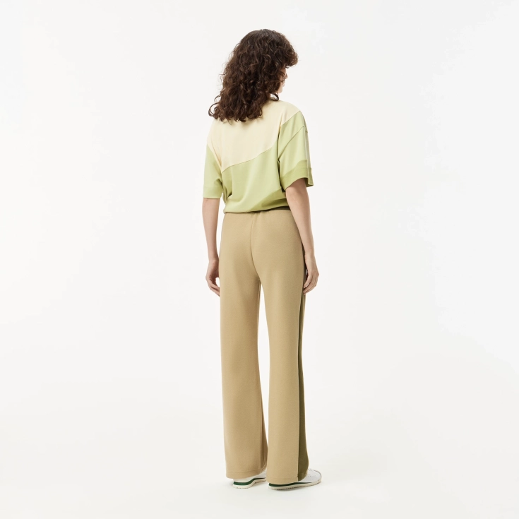 Женские хлопковые спортивные брюки Lacoste OVERSIZE FIT