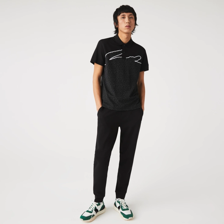 Мужские брюки Lacoste SPORT из меланжевой смеси хлопка