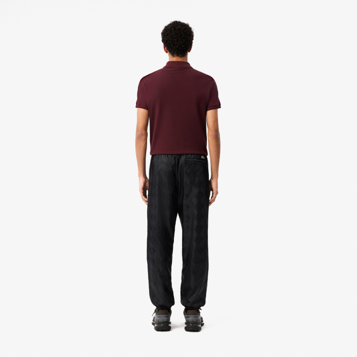 Мужские спортивные брюки Lacoste с орнаментом и эластичным поясом