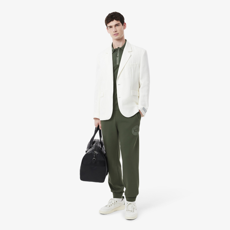 Мужские спортивные брюки Lacoste из смеси органического хлопка