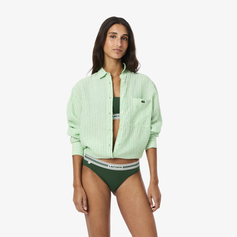 

Женское нижнее бельё Lacoste из эластичного хлопка, Зёленый