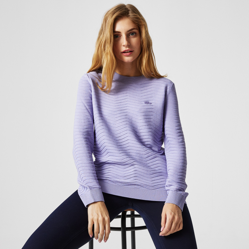 

Женский свитер Lacoste в полоску, Синий