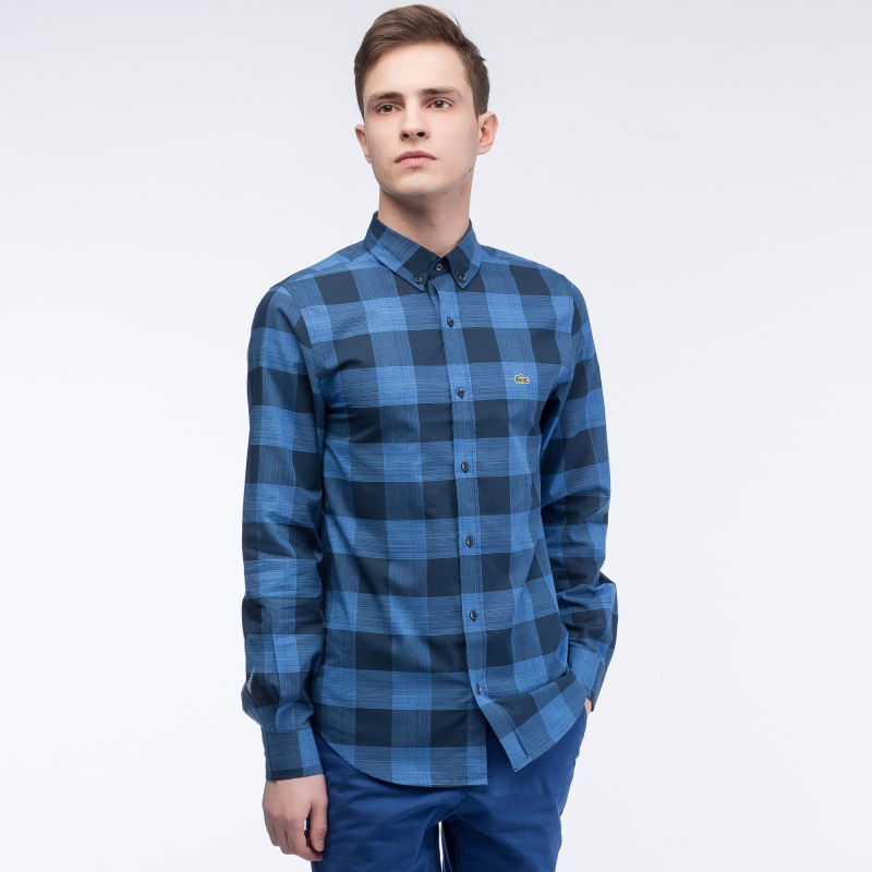 

Рубашка Lacoste Regular fit, Синий