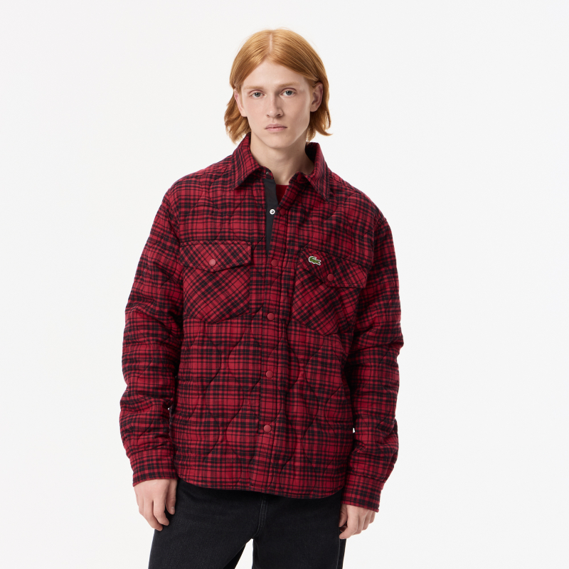 

Мужская рубашка Lacoste RELAXED FIT, Бордовый