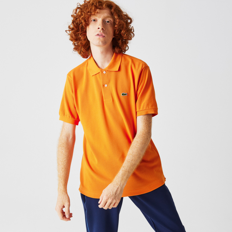 

Мужское поло Lacoste L1212 Classic Fit, Оранжевый