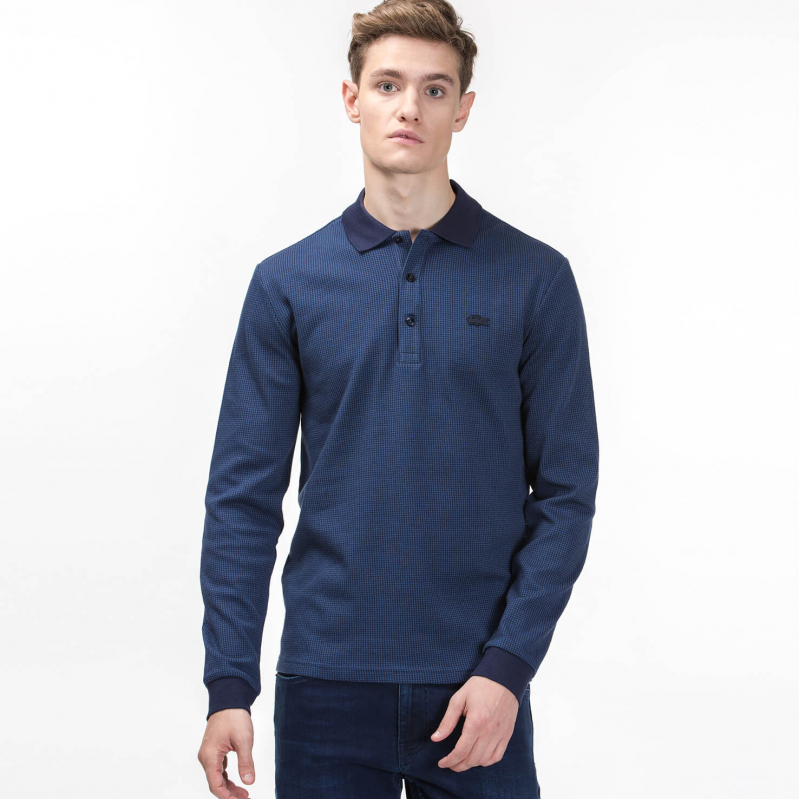 

Поло Lacoste Regular fit, Темно-синий
