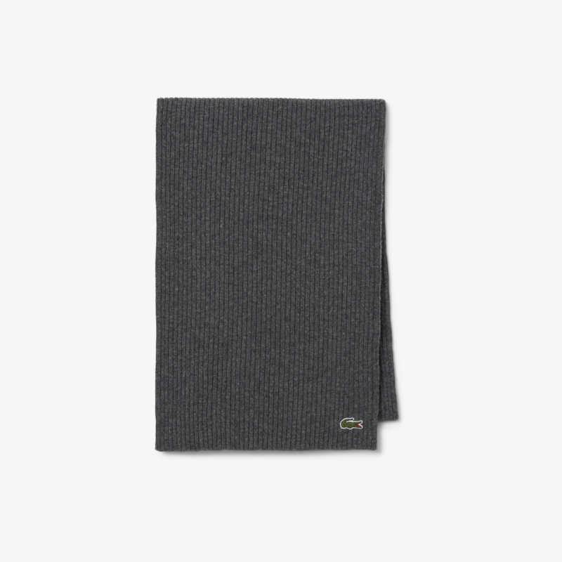 

Шерстяной шарф Lacoste Unisex, Серый