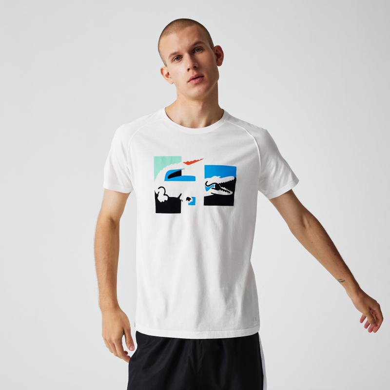 

Футболка Lacoste, Многоцветный