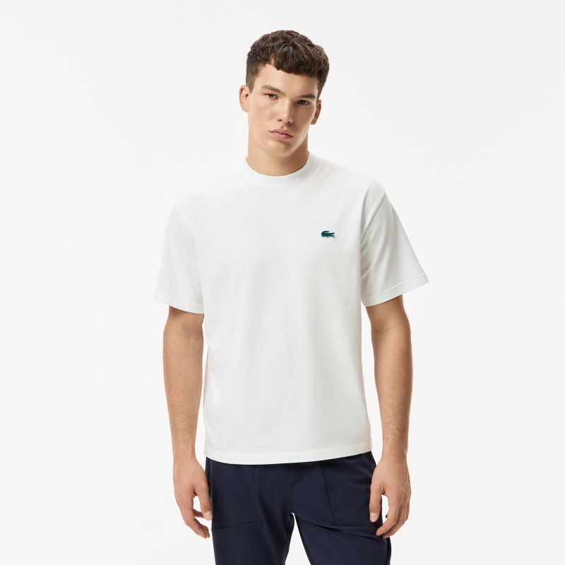 

Мужская Футболка Lacoste Classic Fit из органического хлопка, Белый
