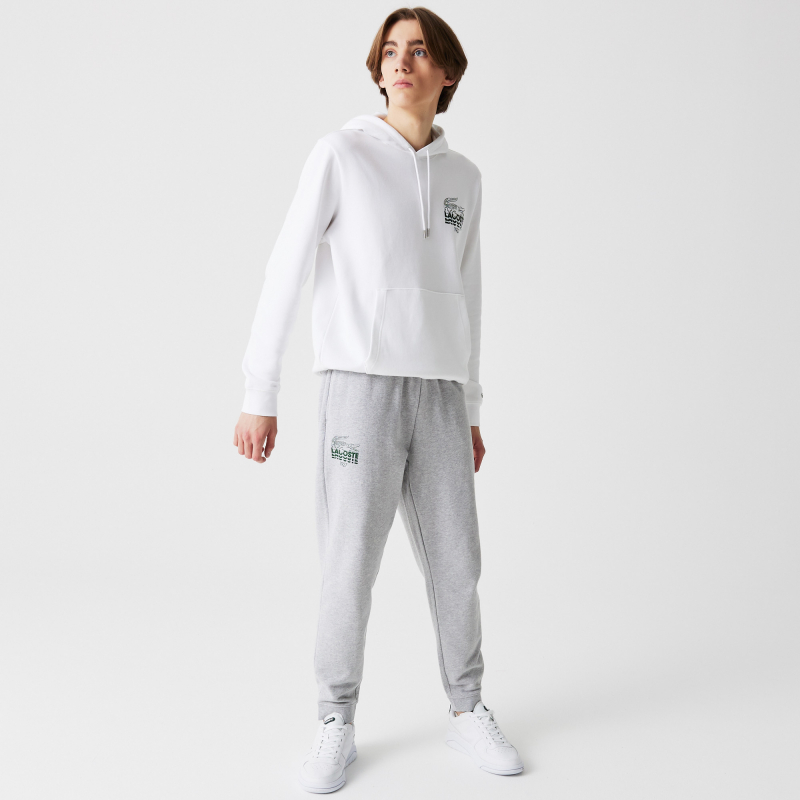 

Мужские джоггеры Lacoste из хлопкового флиса, Серый