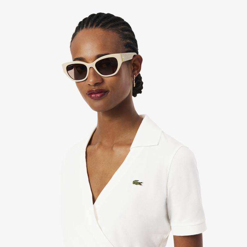 Женское хлопковое поло Lacoste