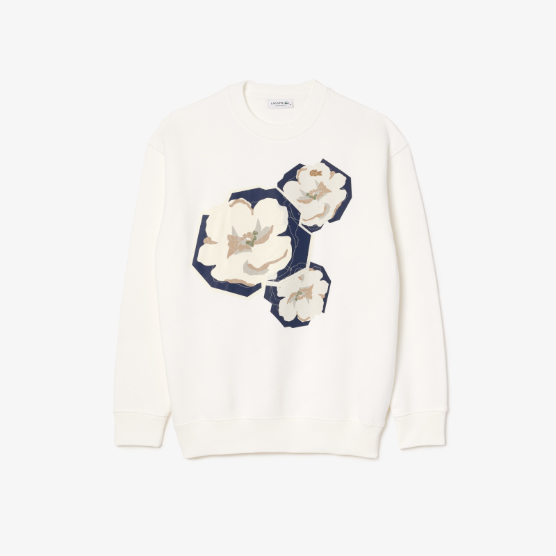 Женская флисовая толстовка Lacoste FLORAL2