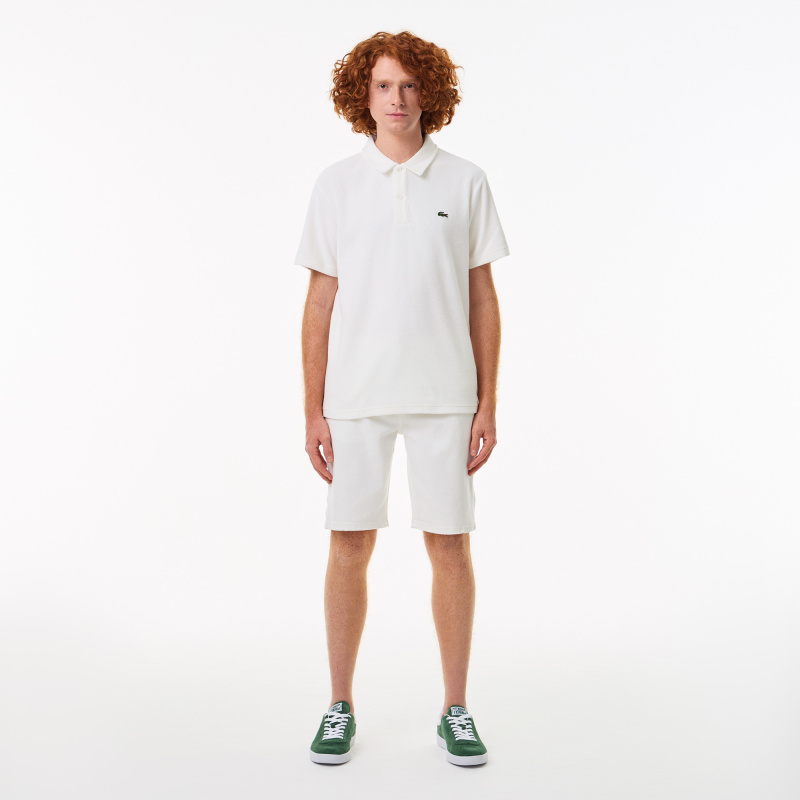 Мужское махровое поло Lacoste Regular Fit