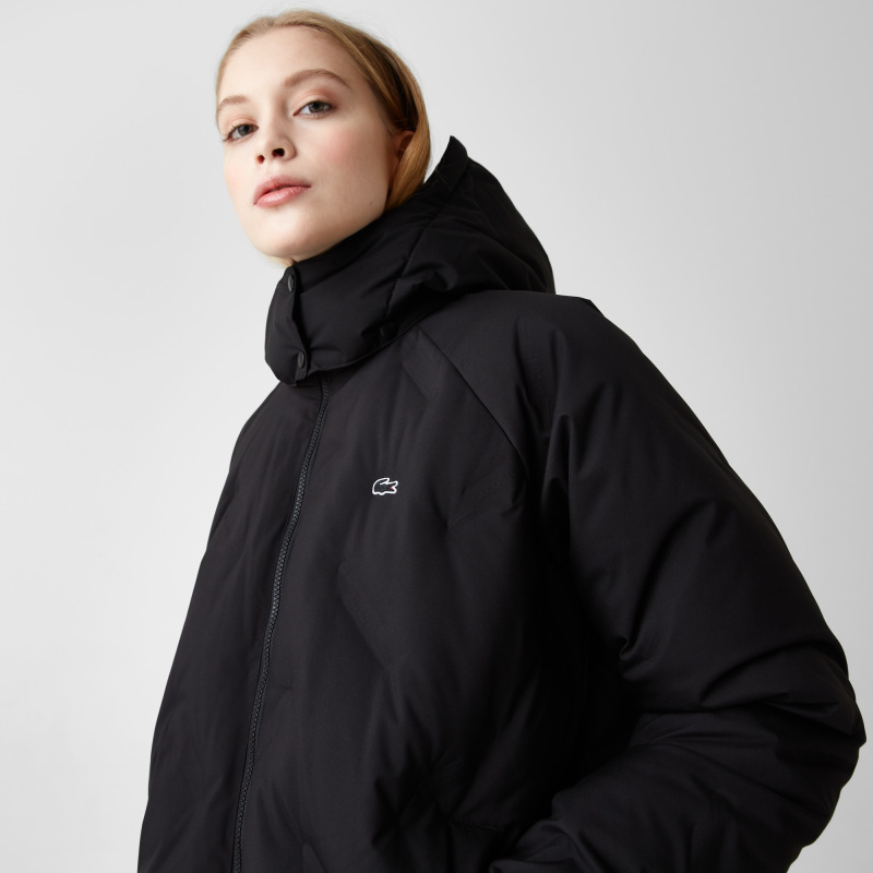 Женское стеганое пальто Lacoste
