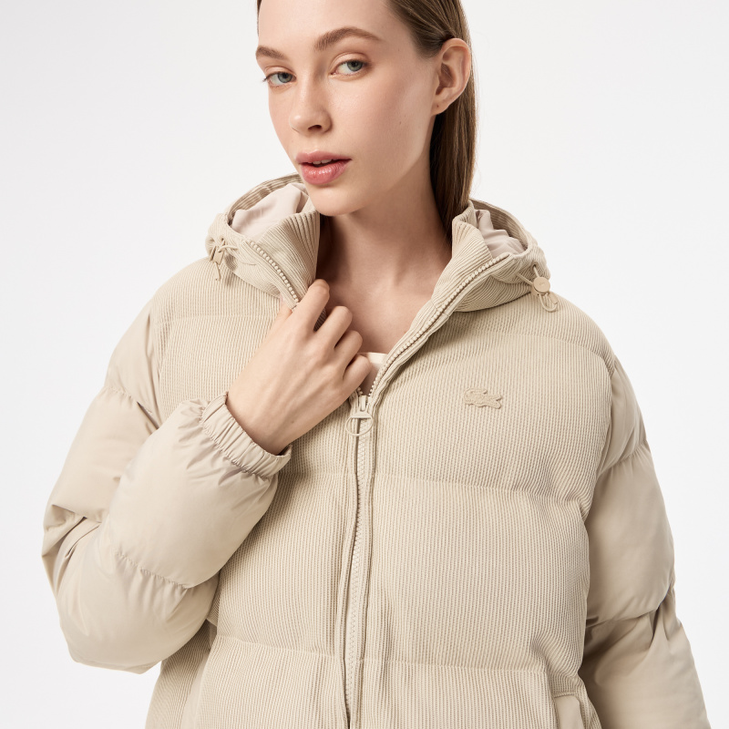 Женский короткий пуховик Lacoste