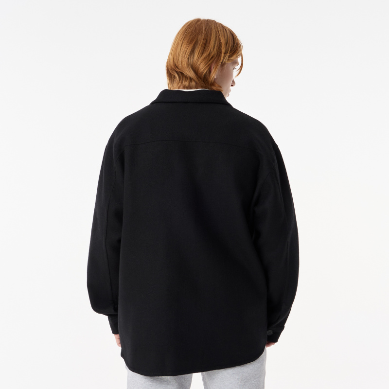 Мужская куртка Lacoste из смеси с овечьей шерстью