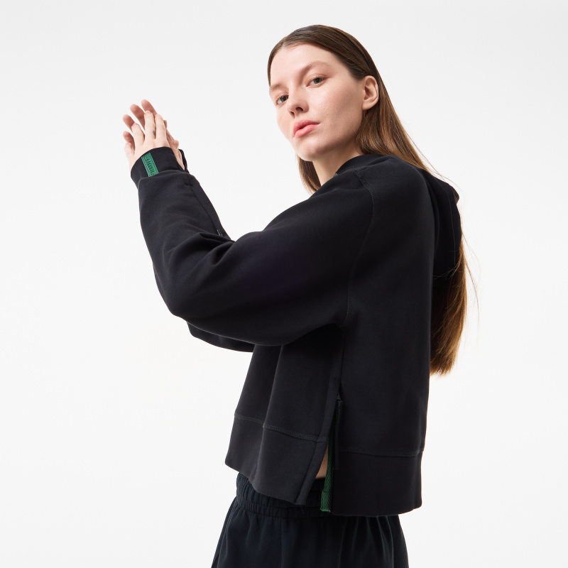 Женская толстовка Lacoste свободного кроя с капюшоном