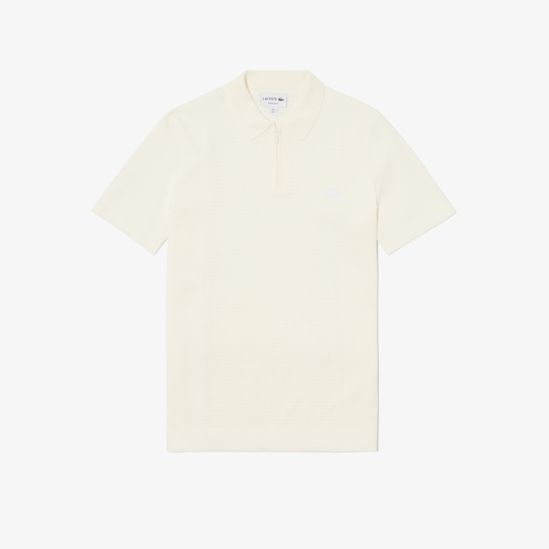 Мужское трикотажное поло Lacoste из хлопка
