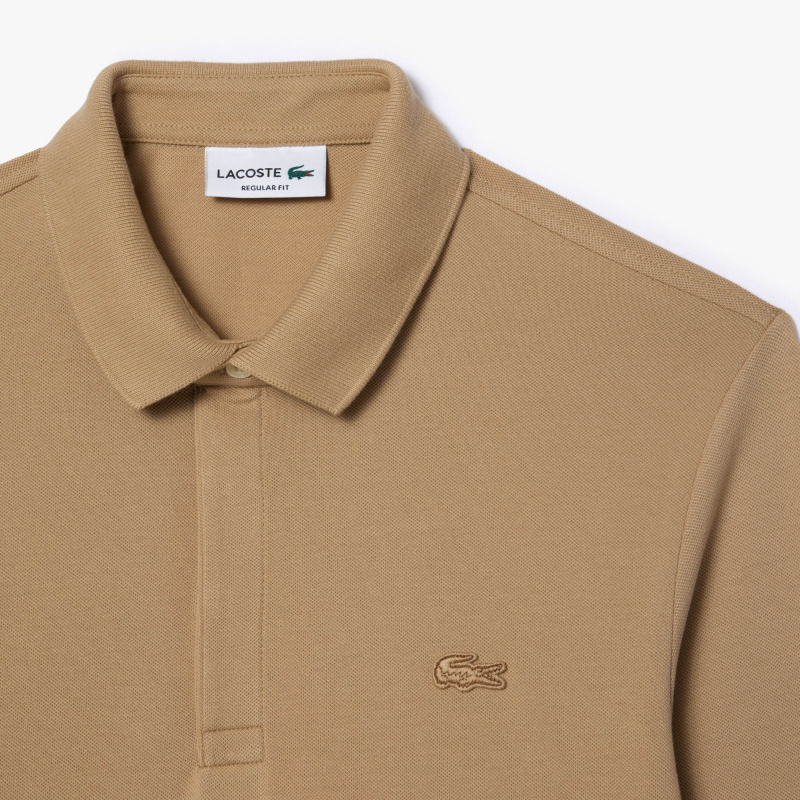 Мужское поло Lacoste с длинными рукавами