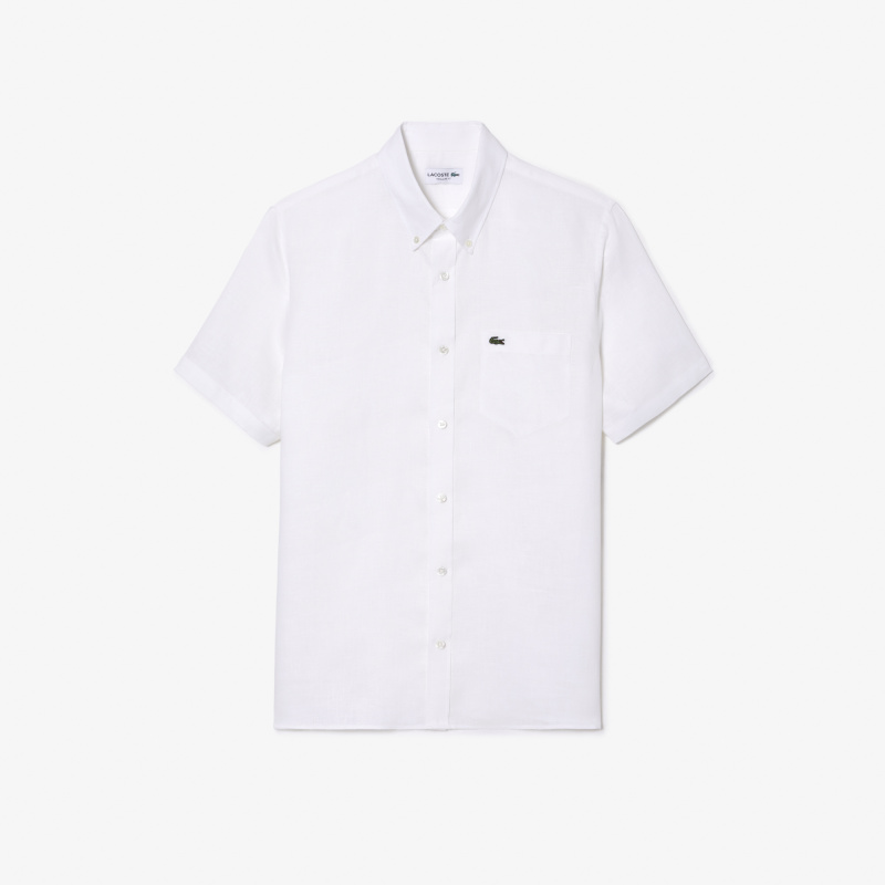 Мужская льняная рубашка Lacoste