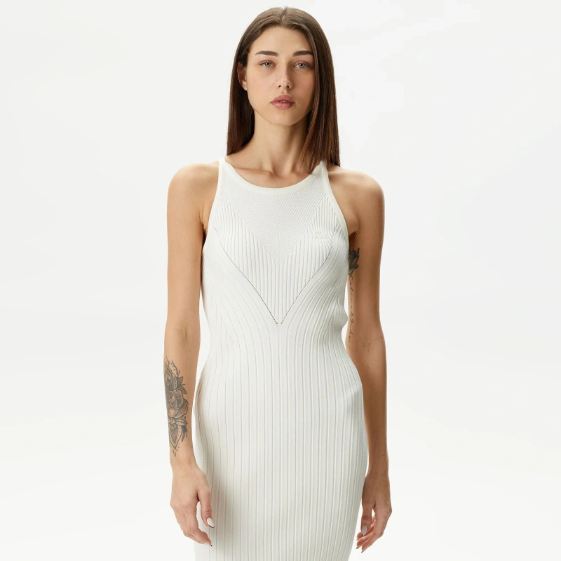 Женское платье-миди Lacoste без рукавов