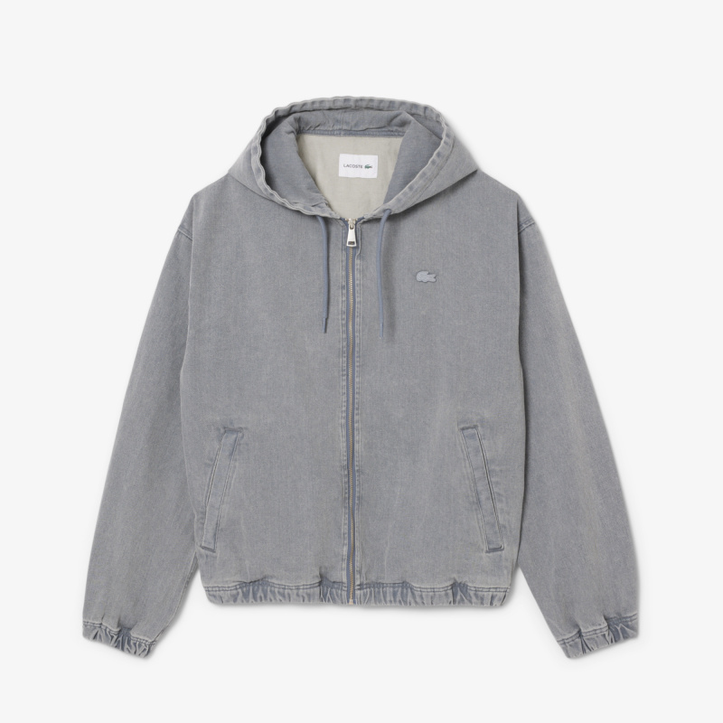 Мужская джинсовая куртка Lacoste из органического хлопка