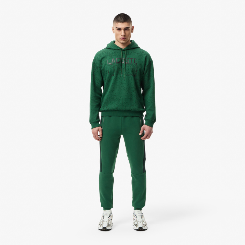 Мужской хлопковый свитшот Lacoste оверсайз