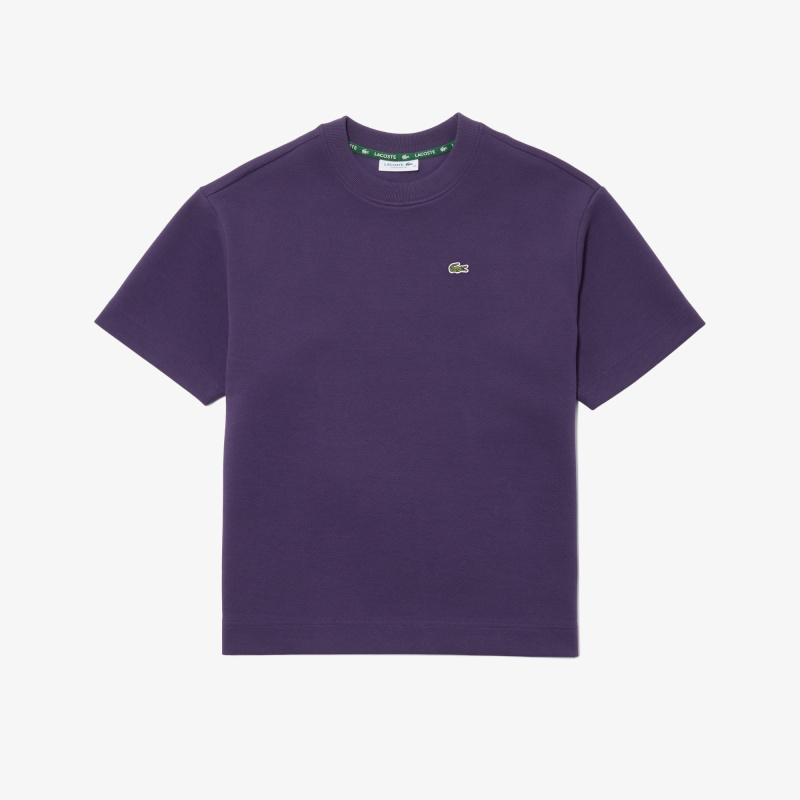 Женская футболка Lacoste оверсайз из органического хлопка