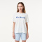 Женская хлопковая футболка Lacoste