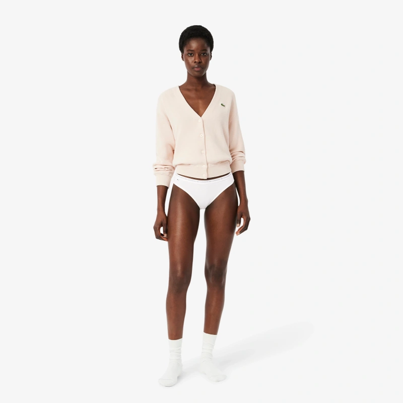 Женские трусы Lacoste из эластичного хлопка (3ед.)